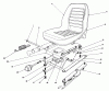 Rasen- und Garten Traktoren 30798 - Toro Groundsmaster 220 (SN: 0000001 - 0999999) (1990) Ersatzteile DELUXE SEAT KIT MODEL NO. 30772
