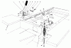 Rasen- und Garten Traktoren 30798 - Toro Groundsmaster 220 (SN: 0000001 - 0999999) (1990) Ersatzteile POWER TAKE-OFF LEVER ASSEMBLY