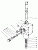 Rasen- und Garten Traktoren 30798 - Toro Groundsmaster 220 (SN: 0000001 - 0999999) (1990) Ersatzteile VALVE ASSEMBLY NO. 43-1700