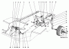 Rasen- und Garten Traktoren 30798 - Toro Groundsmaster 220 (SN: 2000001 - 2999999) (1992) Ersatzteile REAR AXLE ASSEMBLY