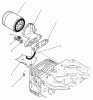 Rasen- und Garten Traktoren 74021 (616-Z) - Toro Tractor (SN: 39000001 - 39999999) (1993) Ersatzteile OIL FILTER ASSEMBLY