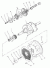 Rasen- und Garten Traktoren 74101 (620-Z) - Toro Tractor (SN: 690001 - 699999) (1996) Ersatzteile CRANKSHAFT, CAMSHAFT & FLYWHEEL ASSEMBLY