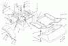 Rasen- und Garten Traktoren 74101 (620-Z) - Toro Tractor (SN: 690001 - 699999) (1996) Ersatzteile FENDERS & FLOOR PAN ASSEMBLY
