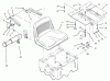 Rasen- und Garten Traktoren 74120 (616-Z) - Toro Tractor (SN: 590001 - 599999) (1995) Ersatzteile SEAT ASSEMBLY