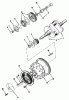 Rasen- und Garten Traktoren Y1-12OE01 - Toro 612-Z Tractor (1990) Ersatzteile CRANKSHAFT, CAMSHAFT AND FLYWHEEL-616-Z