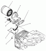 Rasen- und Garten Traktoren Y1-16OE04 - Toro 616-Z Tractor (SN: 2000001 - 2999999) (1992) Ersatzteile OIL FILTER ASSEMBLY