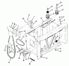 Rasen- und Garten Traktoren Z1-24OE05 - Toro 724-Z Tractor (SN: 2000001 - 2999999) (1992) Ersatzteile TRANSMISSION DRIVE FRAME