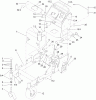 Mäher, Stand-on 74536 - Toro GrandStand Mower, 40" TURBO FORCE Cutting Unit (SN: 311000001 - 311999999) (2011) Ersatzteile MAIN FRAME ASSEMBLY