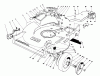 Rasenmäher 22036 - Toro Walk-Behind Mower (SN: 0000001 - 0999999) (1990) Ersatzteile HOUSING ASSEMBLY