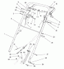 Rasenmäher 22038 - Toro Rear Bagger Mower (SN: 8900001 - 8999999) (1998) Ersatzteile HANDLE ASSEMBLY