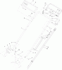 Rasenmäher 22298 - Toro 21" Heavy-Duty Recycler Walk-Behind Mower (SN: 314000001 - 314999999) (2014) Ersatzteile HANDLE ASSEMBLY
