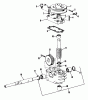 Rasenmäher 23267 - Toro Walk-Behind Mower (SN: 8000001 - 8999999) (1978) Ersatzteile GEAR CASE ASSEMBLY
