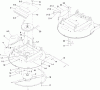 Rasenmäher für Großflächen 30072 - Toro Commercial Walk-Behind Mower, Floating Deck, T-Bar, Gear Drive, 32" Cutting Unit (SN: 311000001 - 311999999) (2011) Ersatzteile DECK ASSEMBLY