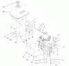 Rasenmäher für Großflächen 30178 - Toro Mid-Size ProLine Mower, Gear Drive, 15 hp, 36" Side Discharge Deck (SN: 230000001 - 230005000) (2003) Ersatzteile ENGINE AND FUEL SYSTEM ASSEMBLY