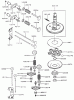 Rasenmäher für Großflächen 30257 - Toro Mid-Size ProLine Mower, Gear Drive, 15 hp, 44" Side Discharge Deck (SN: 210000001 - 210005000) (2001) Ersatzteile VALVE/CAMSHAFT ASSEMBLY KAWASAKI FH451V-AS08