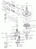 Rasenmäher für Großflächen 30259 - Toro Mid-Size ProLine Mower, Gear Drive, 17 hp, 44" Side Discharge Deck (SN: 210000001 - 210005000) (2001) Ersatzteile VALVE/CAMSHAFT ASSEMBLY KAWASAKI FH500V-AS25