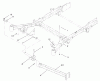 Zerto-Turn Mäher 74216 (Z283L) - Toro Z Master Mower, 62" SFS Side Discharge Deck (SN: 210000001 - 210999999) (2001) Ersatzteile STAND ASSEMBLY