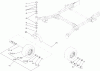 Zerto-Turn Mäher 74238 (Z528) - Toro Z Master Mower, 60" 7-Gauge Side Discharge Deck (SN: 270000001 - 270999999) (2007) Ersatzteile CASTER AND WHEEL ASSEMBLY