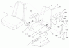 Zerto-Turn Mäher 74247 (Z557) - Toro Z Master Mower, 72" TURBO FORCE Side Discharge Deck (SN: 240000001 - 240999999) (2004) Ersatzteile SEAT ASSEMBLY NO. 107-1867