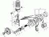 Compact Utility Loaders 22302 - Toro Dingo 220-D Traction Unit (SN: 990001 - 999999) (1999) Ersatzteile PISTON AND CRANKSHAFT ASSEMBLY