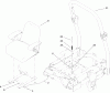 Zerto-Turn Mäher 74264 (Z593-D) - Toro Z Master Mower, 52" TURBO FORCE Side Discharge Deck (SN: 260000001 - 260999999) (2006) Ersatzteile SEAT AND ROLL-OVER PROTECTION SYSTEM ASSEMBLY