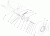 Compact Utility Loaders 22302TE - Toro Dingo 220-D Traction Unit (SN: 990001 - 999999) (1999) Ersatzteile FRONT WHEEL ASSEMBLY
