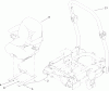 Zerto-Turn Mäher 74266CP (Z580-D) - Toro Z Master Mower, 52" TURBO FORCE Side Discharge Deck (SN: 280000001 - 280999999) (2008) Ersatzteile SEAT AND ROLL-OVER PROTECTION SYSTEM ASSEMBLY