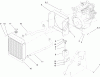 Compact Utility Loaders 22303 - Toro Dingo 320-D Compact Utility Loader (SN: 260000001 - 260999999) (2006) Ersatzteile RADIATOR MOUNT ASSEMBLY