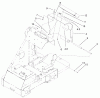 Compact Utility Loaders 22303 - Toro Dingo 320-D Traction Unit (SN: 200000001 - 200000500) (2000) Ersatzteile REAR COVER ASSEMBLY