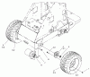 Compact Utility Loaders 22303 - Toro Dingo 320-D Traction Unit (SN: 200000001 - 200000500) (2000) Ersatzteile WHEEL AND MOTOR ASSEMBLY