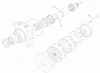 Compact Utility Loaders 22303 - Toro Dingo 320-D Traction Unit (SN: 990001 - 999999) (1999) Ersatzteile HYDRAULIC MOTOR ASSEMBLY NO. 99-3052