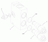 Compact Utility Loaders 22303TE - Toro Dingo 320-D Compact Utility Loader (SN: 210000001 - 210999999) (2001) Ersatzteile COUNTERBALANCE VALVE ASSEMBLY NO. 99-3040