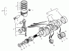 Compact Utility Loaders 22303TE - Toro Dingo 320-D Traction Unit (SN: 990001 - 999999) (1999) Ersatzteile PISTON AND CRANKSHAFT ASSEMBLY