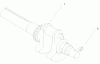 Compact Utility Loaders 22304 - Toro Dingo 222 Traction Unit (SN: 890001 - 899999) (1998) Ersatzteile GROUP 1-CRANKSHAFT
