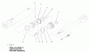 Compact Utility Loaders 22305 - Toro Dingo 322 Compact Utility Loader (SN: 220000001 - 220000200) (2002) Ersatzteile HYDRAULIC CYLINDER KIT ASSEMBLY NO. 100-4163