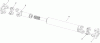 Zubehör 25430 - Toro RT600 Traction Unit (SN: 313000001 - 313999999) (2013) Ersatzteile DRIVE SHAFT ASSEMBLY NO. AU126653