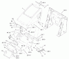 Compact Utility Loaders 22306 - Toro Dingo TX 420 Compact Utility Loader (SN: 220000401 - 220999999) (2002) Ersatzteile HOOD ASSEMBLY