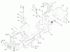 Compact Utility Loaders 22307 - Toro Dingo TX 425 Wide Track Compact Utility Loader (SN: 220000001 - 220000400) (2002) Ersatzteile MAIN FRAME AND FUEL TANK ASSEMBLY