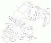 Compact Utility Loaders 22307 - Toro Dingo TX 425 Wide Track Compact Utility Loader (SN: 220000401 - 220999999) (2002) Ersatzteile HOOD ASSEMBLY