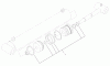 Compact Utility Loaders 22307 - Toro Dingo TX 425 Wide Track Compact Utility Loader (SN: 220000401 - 220999999) (2002) Ersatzteile LIFT CYLINDER ASSEMBLY NO. 99-6162