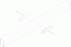 Zubehör 25456E - Toro 48in Rock Boom, RT1200 Trencher Ersatzteile 4 FOOT RESTRAINT BAR AND DECAL ASSEMBLY NO. 130-8430