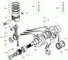 Compact Utility Loaders 22319 - Toro Dingo TX 525 Compact Utility Loader (SN: 270000001 - 270000400) (2007) Ersatzteile PISTON AND CRANKSHAFT ASSEMBLY