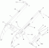 Compact Utility Loaders 22320 - Toro Dingo TX 525 Wide Track Compact Utility Loader (SN: 270000001 - 270000400) (2007) Ersatzteile LOADER ARM ASSEMBLY