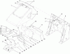 Compact Utility Loaders 22321 - Toro Dingo TX 427 Compact Utility Loader (SN: 280000001 - 280999999) (2008) Ersatzteile HOOD ASSEMBLY