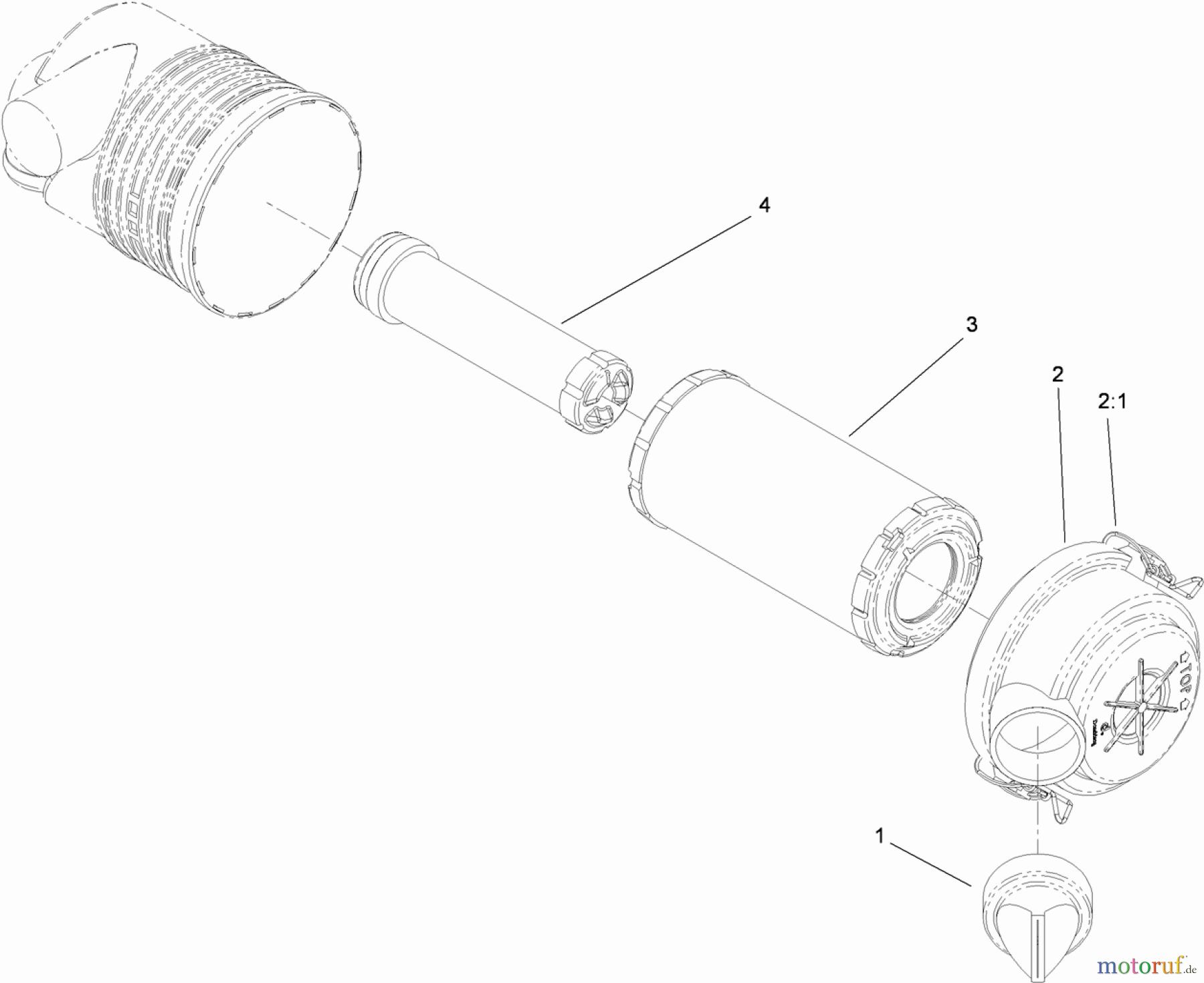  Compact Utility Loaders 22324 - Toro Dingo TX 525 Wide Track Compact Utility Loader (SN: 310000001 - 310999999) (2010) AIR CLEANER ASSEMBLY NO. 117-9989