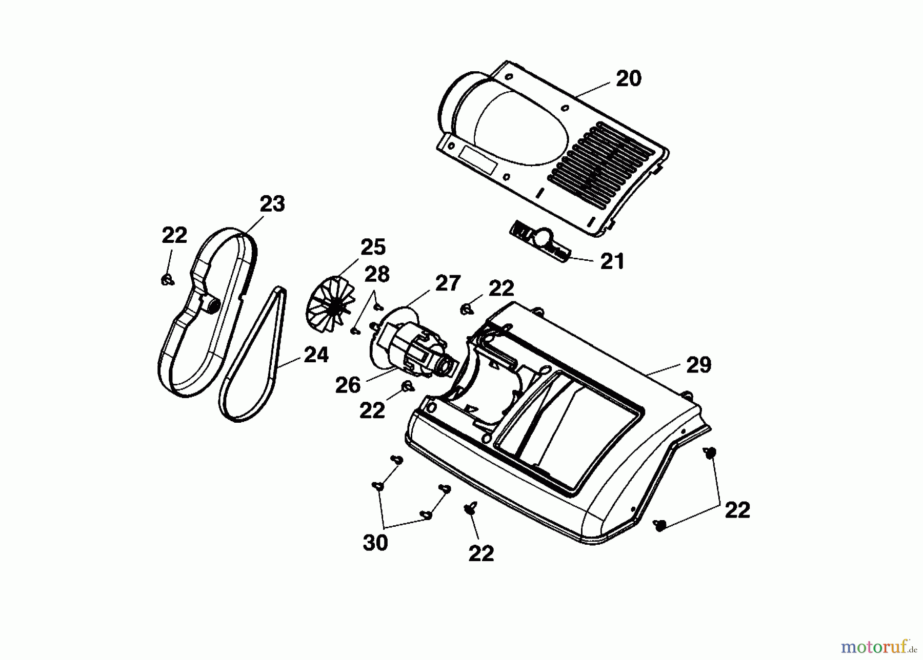  Wolf-Garten Rasenlüfter UL 33 E 3620003 Serie A  (2002) Elektromotor, Keilriemen